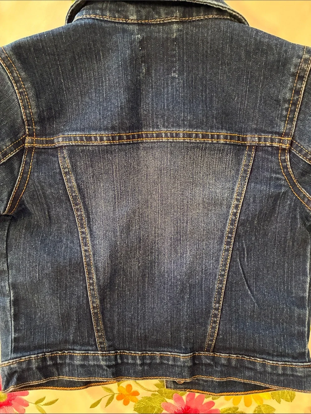 The Children’s Place Indigo Denim Jacket Distressed Jean Jackt